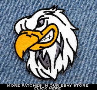 EMBROIDERED PATCH AMERICAN BALD EAGLE new IRON ON  
