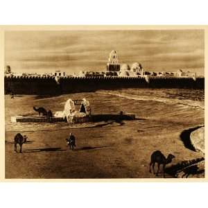  1924 Kairouan Tunisia Camels Mosque Lehnert & Landrock 