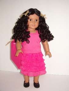 American Girl Doll medium skin Black Curly Josefina with Curls ready 