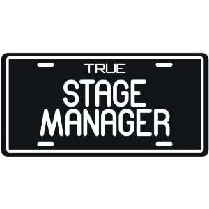  New  True Stage Manager  License Plate Occupations