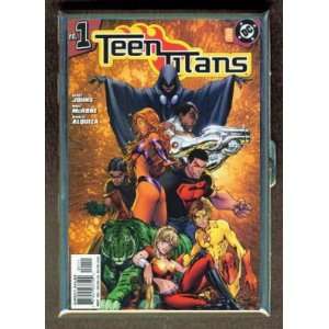 TEEN TITANS COMIC BOOK #1 ID Holder, Cigarette Case or Wallet MADE IN 