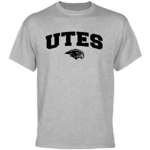  Utah Utes Ash Mascot Arch T shirt