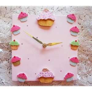  Ceramic Cupcake Clock by Cindy Houot