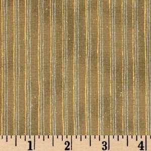  44 Wide Charms Taffy Stripe Lichen Fabric By The Yard 