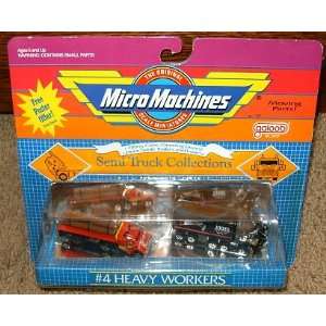  Micro Machines Semi Truck Heavy Workers #4 Collection 