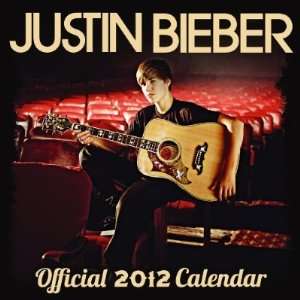 com Justin Bieber 2012 FACES Mini Wall Calendar + Free Pack Of Justin 