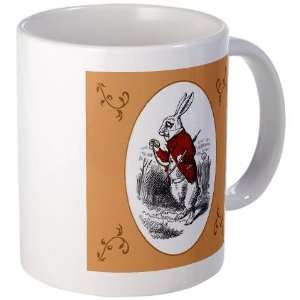  The White Rabbit Im Late Humor Mug by  Kitchen 