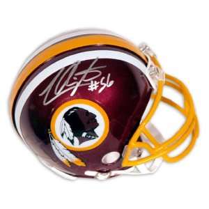  Lavar Arrington Washington Redskins Autographed Mini 