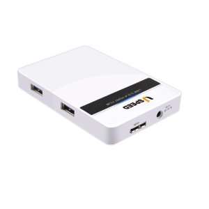   with USB3.0 Cable and Power Adapter (White)