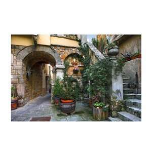   Canvas Art 82000 Courtyard Convergence   Orte Italy