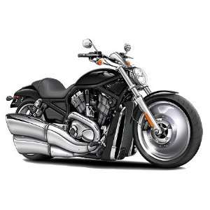 Harley Davidson Vrod motorcycle bike *Original Art* Car Wall Graphic 