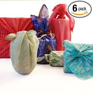  LuLu Wraps Silk Furoshiki Gift Wrap (Three Medium and 