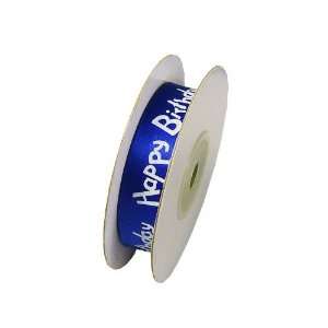   Royal Blue Satin Ribbon Favor Gift Wrap Ribbon Spool 5/8 X 25 Yards