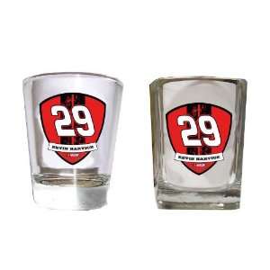  Kevin Harvick NASCAR 2 Pack Shot Glass Set Sports 