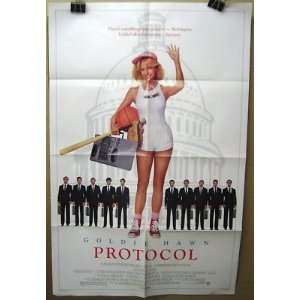  Poster Protocol Goldie Hawn Chris Sarrandon Lot006 