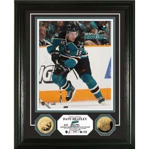  Dany Heatley 24KT Gold Coin Photo Mint