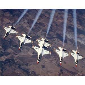  F 16 Falcon USAF Thunderbirds 16 By 20 Color Poster 