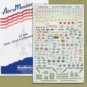  F 4 Phantom Early USAF Stencils (1/32 decals) Toys 