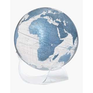  Artline 8 Sculptured Base Clear Blue Earthsphere Globe ES 