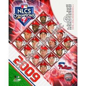  Philadelphia Phillies National League Champions Team Composite Art 