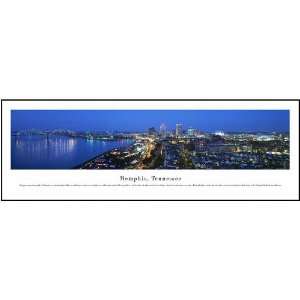 Memphis, Tennessee Panoramic View Framed Print
