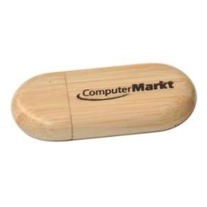  Bamboo 2GB Personalized Laser Engraved USB Flash Drive 