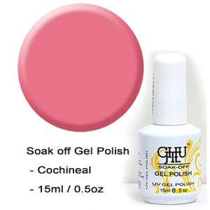 C04 Cochineal Nail Art Soak off UV Gel Polish 15ml  
