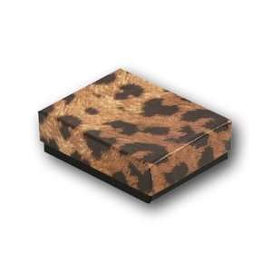 Leopard Cotton Filled Box 3 3/4 x 3 3/4 x 2  Industrial 