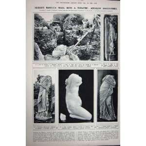   1922 ASKALON STATUE ISIS TYCHE HEROD CLOISTERS ATLAS