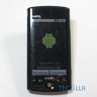 Sanyo ZIO M6000 3G Touch Screen Android Smartphone Cricket (Used   C 