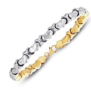  14k Reversible Ladies Bracelet   7 Inch   JewelryWeb 