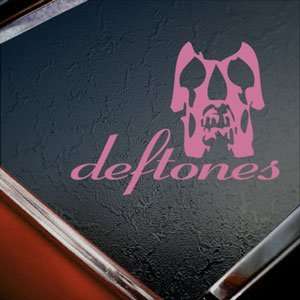  Deftones Skull Rock Band Logo Pink Decal Window Pink 