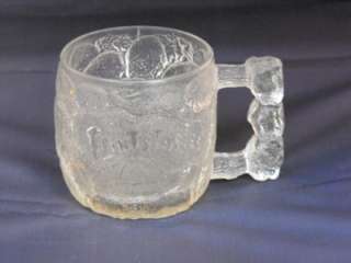 Flintstones McDonalds Rocky Road Glass Mug 1993  