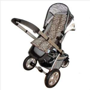   Couture Luxury Plush Reversible Stroller Liners in Leopard Baby