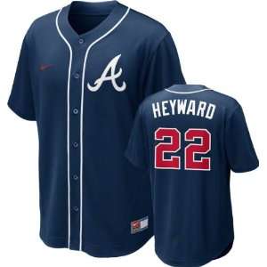  Atlanta Braves Nike Navy Jason Heyward #22 Dri FIT Player 