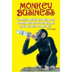  Monkey Business 30X20 Canvas