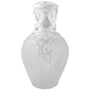  White Frost Crown Jewell Silver Fragrance Lamp by Lampe 