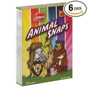 Liebers Fruit Snack, Animal, Passover, 1 Ounce (Pack of 6)  