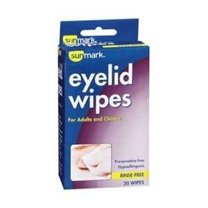  Sunmark Eyelid Wipes   30 ct