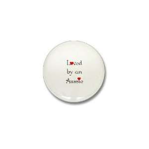 Loved by an Aussie Pets Mini Button by  Patio 