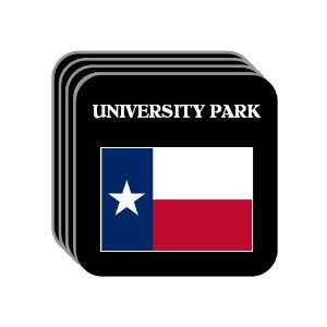  US State Flag   UNIVERSITY PARK, Texas (TX) Set of 4 Mini 