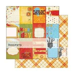 Fancy Pants Its Your Day Double Sided Paper 12X12 Cards; 25 Items 