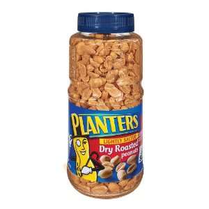 PLANTERS PEANUTS DRY ROASTED LIGHTLY Grocery & Gourmet Food