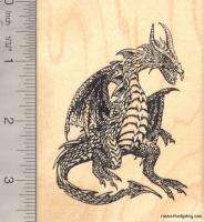 Dragon rubber stamp K6901 WM  