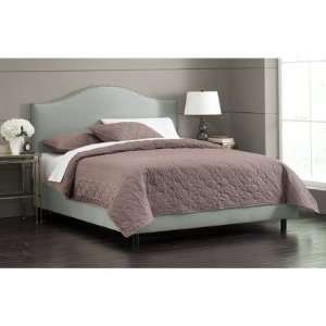  Nail Button Arc Bed in Premier Sky Size Full