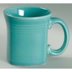 Homer Laughlin Fiesta Turquoise (Newer) Square Mug, Fine China 
