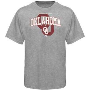   Tee Shirt  Majestic Oklahoma Sooners Youth Momentum T Shirt   Ash