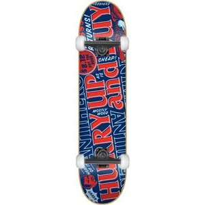 Anti Hero Hurry Up Lg Complete Skateboard   8.12 Navy/Red w/Mini Logos 