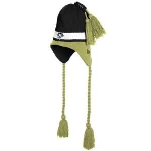  New Era Pittsburgh Penguins Black Tasselhoff Knit Beanie 