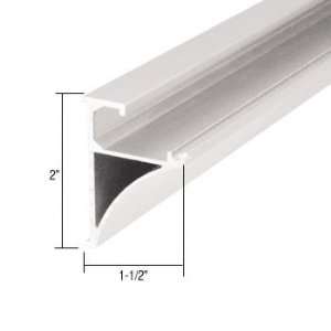 CRL White 96 Aluminum Shelving Extrusion for 1/4 Glass 